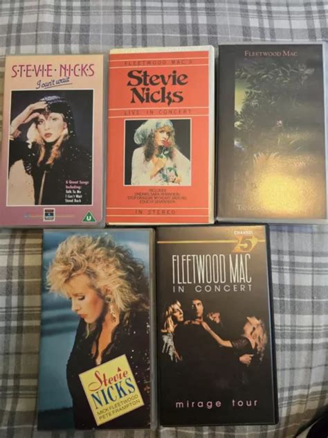 Fleetwood Mac Stevie Nicks Vhs Bundle Job Lot Live Picclick Uk