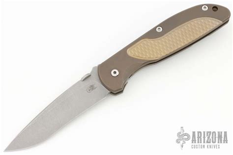 Firetac Recurve Tri Way Battle Bronze Full Ti Arizona Custom Knives