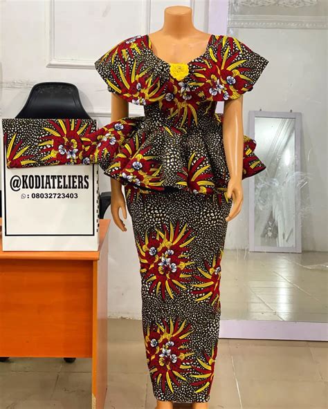 2022 Ankara Styles Beautiful Skirt And Blouse Ladeey Ankara Styles