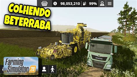 Farming simulator 20 FINALIZANDO A COLHEITA DA BETERRABA E COMEÇANDO