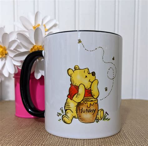 Pooh Bear Mug Its A Wonderful World Mug Etsy