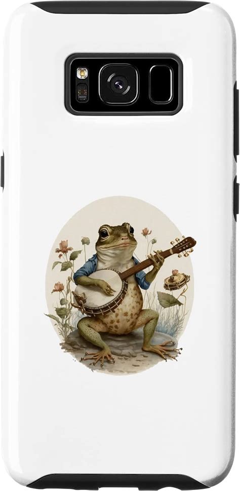 Amazon Galaxy S Cottagecore Aesthetic Frog Playing Mandolin Or