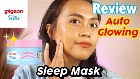 Review Pigeon Teens Jelly Glow Sleeping Mask Risa Florendo Youtube