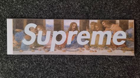 Supreme Supreme Last Supper Box Logo Sticker Milan Opening Grailed