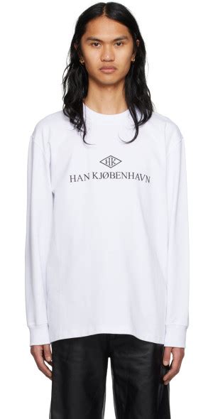 Han Kjobenhavn Ssense Exclusive White Long Sleeve T Shirt