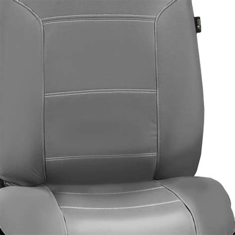 Royal Pu Leather Seat Covers Front Set Gray