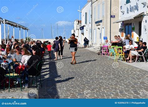 La Flotte, France - September 25 2016 : Bar Editorial Image - Image of ...