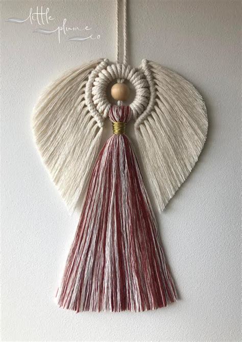 Macrame Angel Angel Decoration Angel Macrame Angel Macrame Etsy