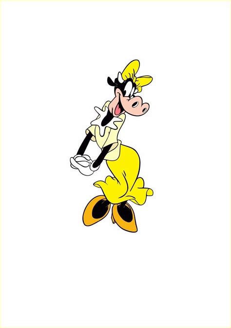 Disneys Clarabelle Cow 508mm X 244mm Wall Cupboard Sticker 244 Etsy