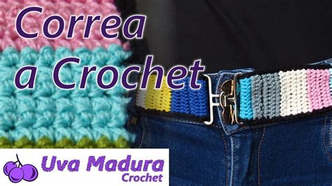 Correa Cintur N Tejido A Crochet Paso A Paso Croch Croche Paso A