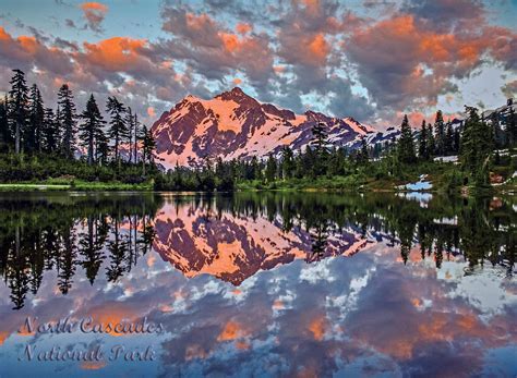 North Cascades National Park Mount Shuksan 1000 Piece Jigsaw Puzzle National Park Puzzles