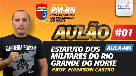 Aul O Pm Rn Estatuto Dos Militares Aula Republicado