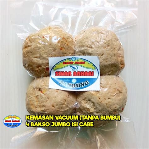 Jual BAKSO BASO IKAN SINAR BAHARI BANDUNG 4 BAKSO IKAN MERCON JUMBO