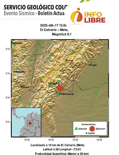 AtenciÓn Fuerte Sismo Se Presenta En El Meta Infolibre