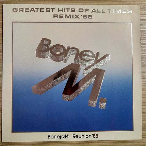 Boney M Greatest Hits Of All Times Remix 88 Виниловые пластинки на