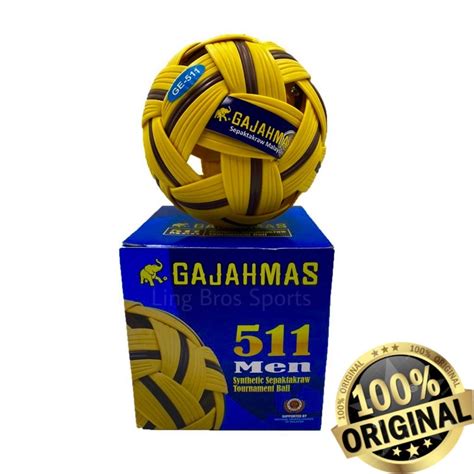 Gajah Emas Sepak Takraw Ball Original Shopee