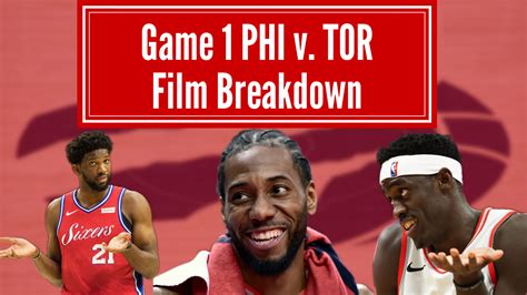 Game 1 Film Breakdown | Philadelphia 76ers vs. Toronto Raptors ...