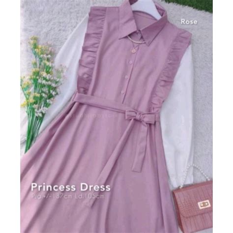 Jual Princes Dress Cod Bayar Di Tempat Size S M L Xl Gamis Wanita