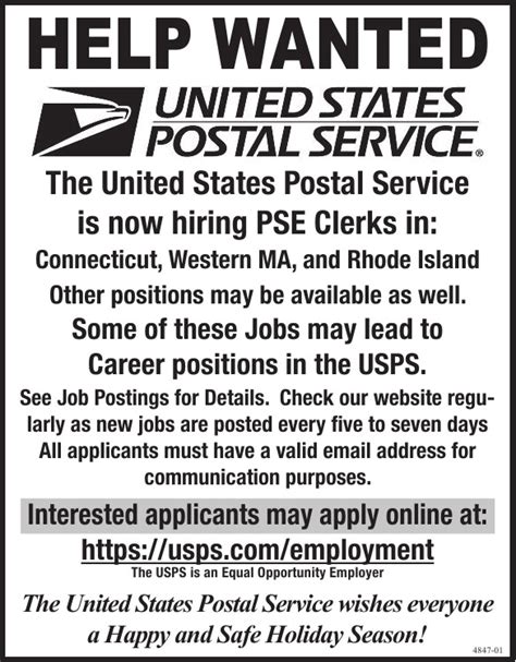 Job Details United States Postal Service Pse Clerk At United States