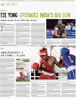 Tze Yong Upstages Indias Big Gun Klik