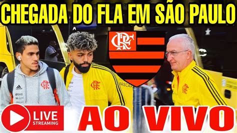 Cobertura Ao Vivo Da Chegada Do Flamengo Em S O Paulo Youtube