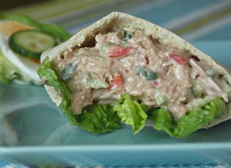 Tuna Salad In Pita Brot Usa Kulinarisch