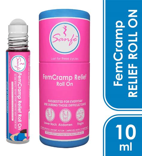 Buy Sanfe Period Pain Relief Roll On -10ml With Ayurvedic Extracts ...