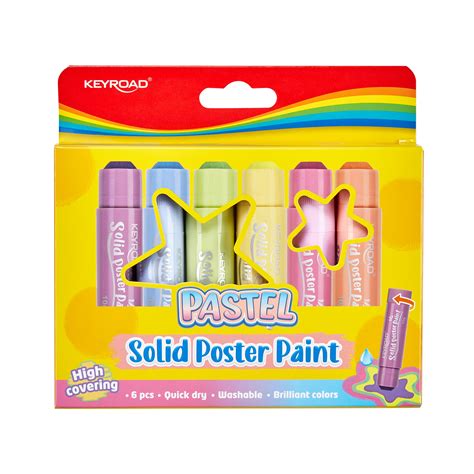 Pinturas S Lidas Pastel Para Carteles Caja Und Paperplus