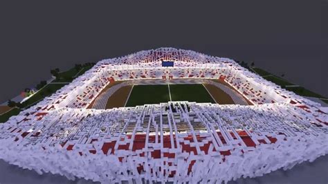 Minecraft Olympic Stadium Beijing Stadium Youtube