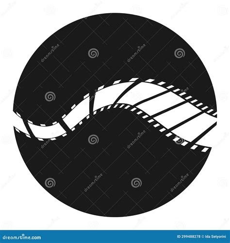 Film Strip Vector Icon Stock Illustration Illustration Of Plastic