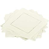 Amazon 12 White Linen Cocktail Napkin 6 X6 A Dozen Cloth Napkin