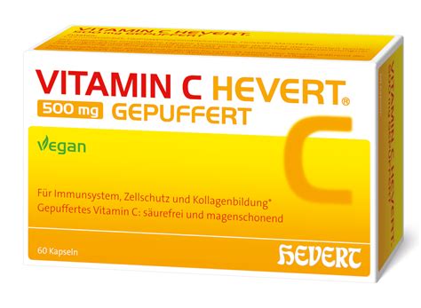 Vitamin C Hevert Mg Gepuffert Kapseln St Ck Online Kaufen