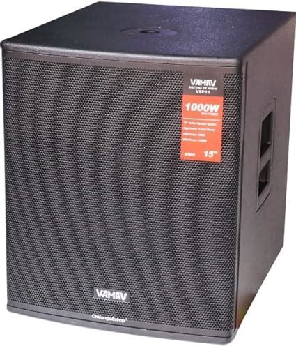 Vamav Subwoofer Activo Pulg Activo Vsp W Rms Amazon Mx