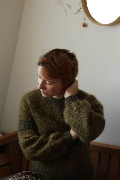 Knitting Pattern Classic Pullover With Ribbing Accents Etsy Nederland