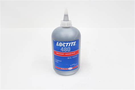 Loctite 480 Instant Adhesive 500g Black Bonds Metals Rubber Plastics