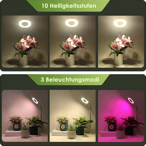 Led Pflanzenlampe Vollspektrum Dimmbar Wachstumslampe Usb Grow