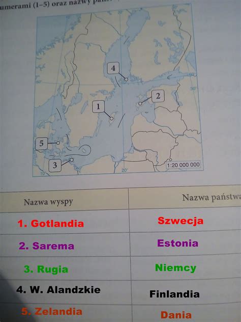 2 Korzystając z atlasu geograficznego uzupełnij tabelę Podaj nazwy