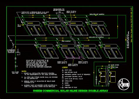 Solar Panel Cad Block