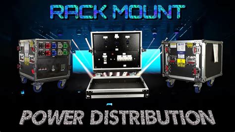 Rack Mount Power Distribution For Concert Stages Studios Sets And