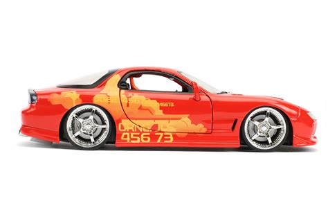 Mazda Rx 7 Orange Juliuss 1993 Jada Diecast