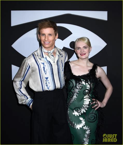 Eddie Redmayne And Gayle Rankin Wear Fashionable Looks For Their Two