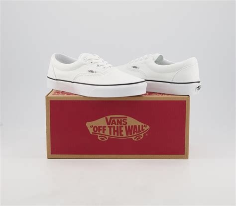 Vans Era Trainers True White Unisex Sports