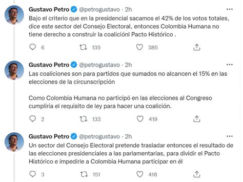 Gustavo Petro Renunciaría A La Personería Jurídica De La Colombia