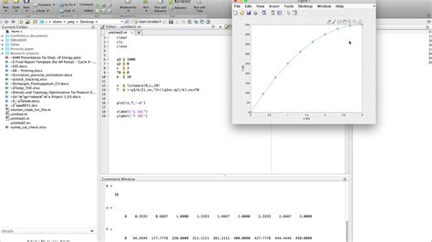 Multiple Plots Using For Loop Matlab Youtube