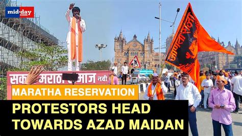 Maratha Reservation Rally Watch The Maratha Morcha Heading Towards