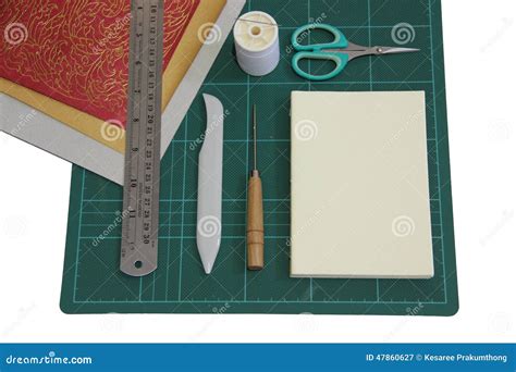 Hard Cover Book Binding Materials Stock Image - Image of textblock ...