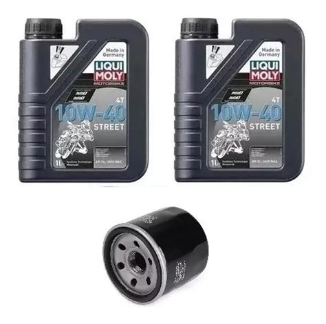 Kit 2l Liqui Moly 10w40 Cf Moto Nk mt gt 400 650 Cuotas sin interés