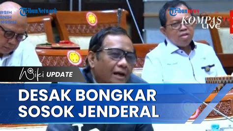 Meski Didesak Mahfud Md Tetap Rahasiakan Sosok Jenderal Yang Ancam