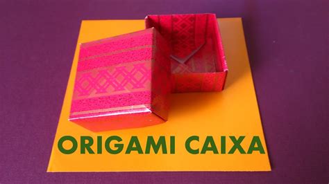 Como Fazer Dobraduras CAIXA De Papel Origami YouTube