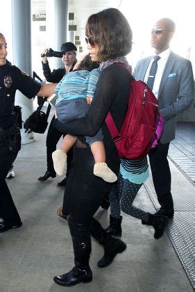 Nahla Aubrey Halle Berry Son Maceo Editorial Stock Photo Stock Image